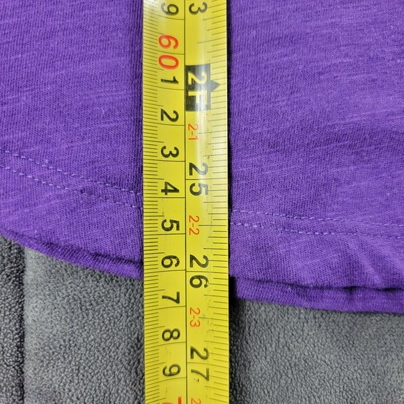 Touch Stadium By Alyssa Milano Womens XL Purple Shirt TCU Horned Frogs - Picture 11 of 11